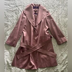 Mandolin Pink Trench Coat